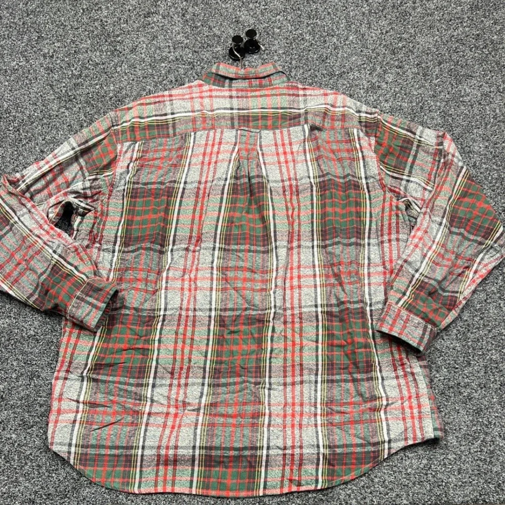 RedHead Shirt Mens 2XL Plaid Flannel Button Down Green Red Gray 100% Cotton - Picture 6 of 6